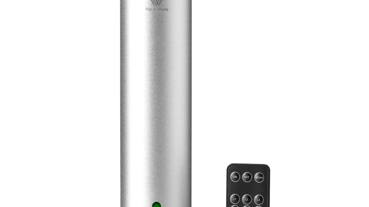Silver Pure One diffusor med fjärrkontroll för tidsinställd användning